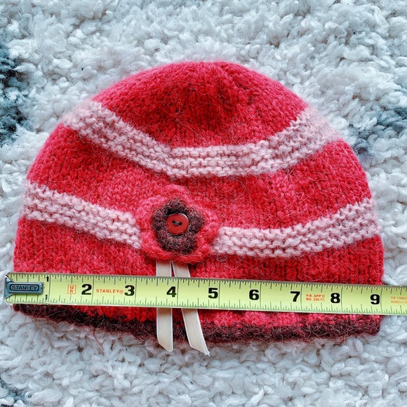 Girls Knitted Hat (A137) - Picture 5 of 7